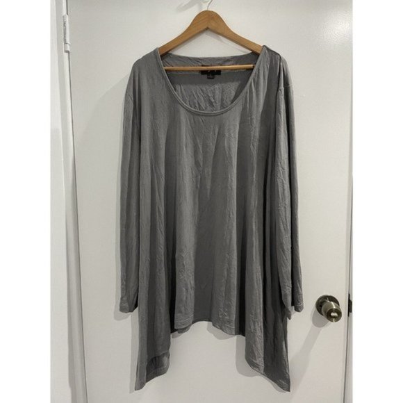 My Size Plus Size L Grey Top - Picture 1 of 7